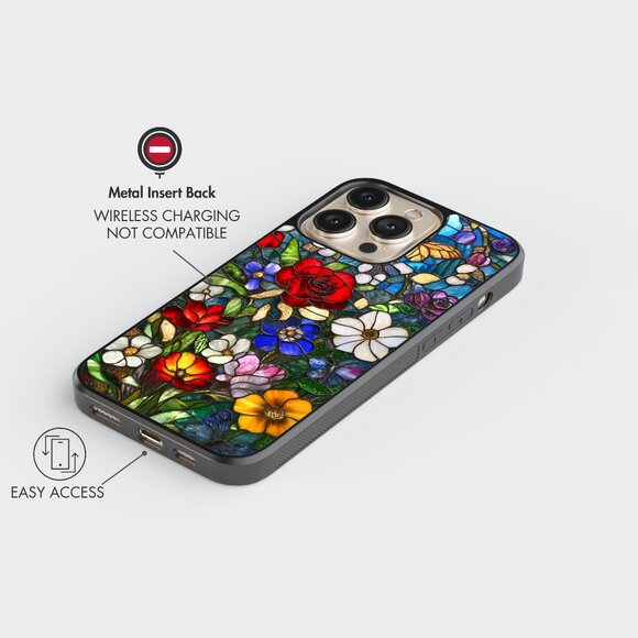 Floral Phone Cover – iPhone 16, 15 Pro, 14, Galaxy S25, S24, S24 Ultra, Pixel 9 - Picture 8 of 9